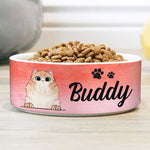 Custom Name Cat Gifts for Pets - Personalized Pet Bowl