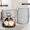 Life Is Better With Adorable Cats - Personalized Laundry Basket