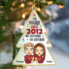 I’m Yours No Returns Or Refunds - Couple Personalized Custom Ornament - Acrylic Tree Shaped - Christmas Gift For Husband Wife, Anniversary