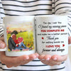 Thank You For Walking Beside Me - Gift For Couples, Personalized Mug