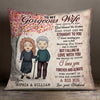 To My Gorgeous Wife Meeting You Was A Fate - Gift For Couples, Personalized Pillow (Insert Included)