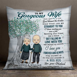 Falling In Love With You Was Beyond My Control - Gift For Couples, Personalized Pillow (Insert Included).