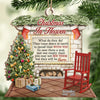 They Will Always Be There - Memorial Personalized Custom Ornament - Wood Unique Shaped - Sympathy Gift, Christmas Gift For Family Members