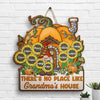 There's No Place Like Grandma's House - Personalized Shaped Wood Sign - Gift For Grandma, Grandparents