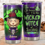 Custom Name Wicked Witch Gifts for Women - Personalized Tumbler