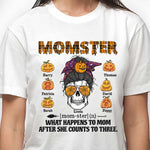 Custom Name Halloween Gifts for Moms - Personalized Apparel