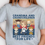 Custom Name Grandma and Grandchildren Gifts - Personalized Apparel