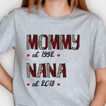 Mommy Grandma - Personalized Unisex T-shirt, Hoodie, Sweatshirt