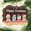 Believe In Santa Paws - Dog & Cat Personalized Custom Ornament - Wood Benelux Shaped - Christmas Gift For Pet Owners, Pet Lovers