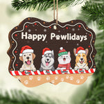 Believe In Santa Paws - Dog & Cat Personalized Custom Ornament - Wood Benelux Shaped - Christmas Gift For Pet Owners, Pet Lovers