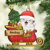 Wish You A Furry Christmas - Dog & Cat Personalized Custom Ornament - Wood Unique Shaped - Christmas Gift For Pet Owners, Pet Lovers