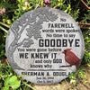 No Time To Say Goodbye - Personalized Memorial Stone, Human Grave Marker - Memorial Gift, Sympathy Gift