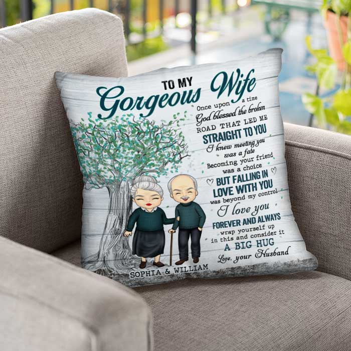 Falling In Love With You Was Beyond My Control - Gift For Couples, Personalized Pillow (Insert Included).