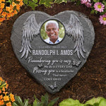 Remembering You Is Easy We Do It Every day - Personalized Memorial Stone, Human Grave Marker - Upload Image, Memorial Gift, Sympathy Gift