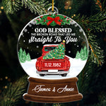 Custom Name Christmas Couple Gifts - Personalized Ornament