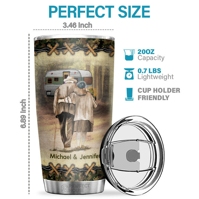 I'm The One Who Needs You Till The End - Personalized Tumbler - To My Wife, Gift For Wife, Anniversary, Engagement, Wedding, Marriage Gift