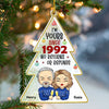 I’m Yours No Returns Or Refunds - Couple Personalized Custom Ornament - Acrylic Tree Shaped - Christmas Gift For Husband Wife, Anniversary