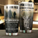 Père Et Fils - Partenaires De Chasse Pour La Vie - Tumbler French