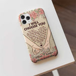 I Will Choose You Every Single Day - Gift For Couples, Personalized Phone Case