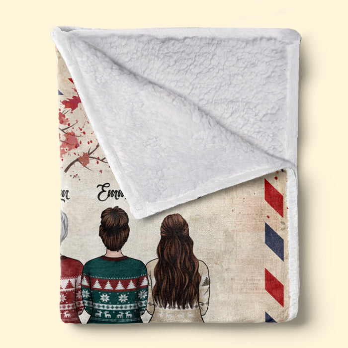 My Dear Mom I Need To Say I Love You - Family Personalized Custom Blanket - Christmas Gift For Mom From Daughter
