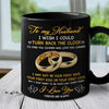 I Just Want To Be Your Last Everything - Upload Image, Gift For Couples - Personalized Black Mug