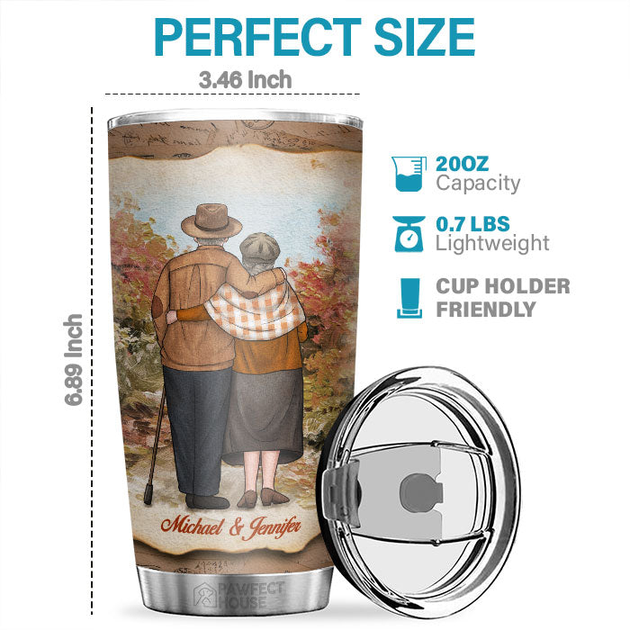 Love You Forever And Always The One Who Needs You Till The End - Personalized Tumbler - To My Wife, Gift For Wife, Anniversary, Engagement, Wedding, Marriage Gift