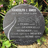 If Tears Could Build A Stairway - Personalized Memorial Stone, Human Grave Marker - Memorial Gift, Sympathy Gift