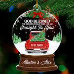Custom Name Christmas Couple Gifts - Personalized Ornament