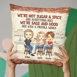 Custom Name Funny Sage and Hood Friend Gifts - Personalized Pillow