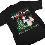 Funny Christmas Cat Naughty List Gifts for Cat Lovers - Apparel