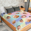 Best Dad Ever - Personalized Custom Blanket - Upload Image, Gift For Dad, Christmas Gift