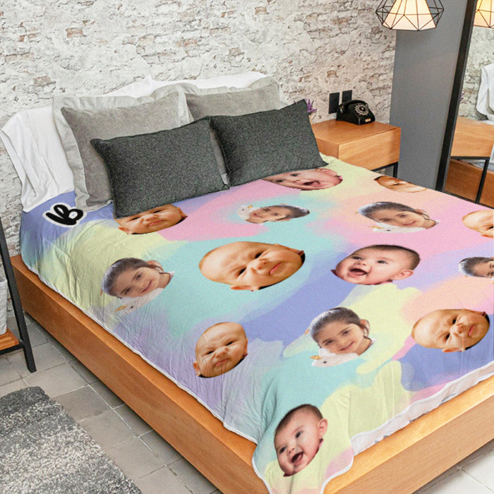 Best Dad Ever - Personalized Custom Blanket - Upload Image, Gift For Dad, Christmas Gift