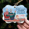 The Broken Road That Led Me Straight To You - Personalized Custom Benelux Shaped Wood Christmas Ornament - Gift For Couple, Husband Wife, Anniversary, Engagement, Wedding, Marriage Gift, Christmas Gift