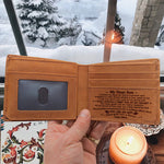 My Dear Son I Closed My Eyes For But A Moment - Bifold Wallet - To My Son, Gift For Son, Son Gift From Dad And Mom, Birthday Gift For Son, Christmas Gift