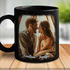 I Just Want To Be Your Last Everything - Upload Image, Gift For Couples - Personalized Black Mug