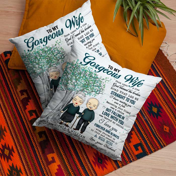Falling In Love With You Was Beyond My Control - Gift For Couples, Personalized Pillow (Insert Included).