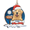 Home For The Pawlidays - Dog & Cat Personalized Custom Ornament - Wood Unique Shaped - Christmas Gift For Pet Owners, Pet Lovers