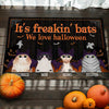 It's Freakin' Bats We Love Halloween - Personalized Decorative Mat - Gift For Pet Lovers, Halloween Gift
