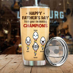 From Your Swimming Champions Happy Father's Day - Gift For Dad, Gift For Father's Day - Personalized Tumbler