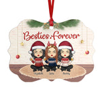 Custom Name Besties Christmas Gifts for Friends - Personalized Ornament