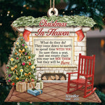 They Will Always Be There - Memorial Personalized Custom Ornament - Wood Unique Shaped - Sympathy Gift, Christmas Gift For Family Members