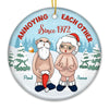 The Best Is Yet To Be - Couple Personalized Custom Ornament - Ceramic Round Shaped - Christmas Gift For Husband Wife, Anniversary