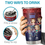 Besties Keeping Each Other Sane - Besties Personalized Tumbler - Christmas Gift For Best Friends, BFF, Sisters