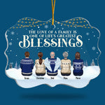 Custom Name Family Christmas Gifts - Personalized Ornament