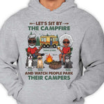 You Me & The Dogs Making Memories - Personalized Unisex T-shirt, Hoodie - Gift For Couples, Gift For Camping Lovers