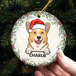 Custom Name Christmas Cat Gifts for Cat Lovers - Personalized Ornament