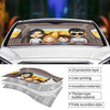 Family Trip Together - Personalized Auto Sunshade - Gift For Couples, Husband Wife