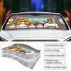 Happy Family Trip - Personalized Auto Sunshade - Gift For Couples, Husband Wife