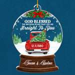 Custom Name Christmas Couple Gifts - Personalized Ornament