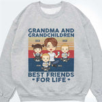 Custom Name Grandma and Grandchildren Gifts - Personalized Apparel